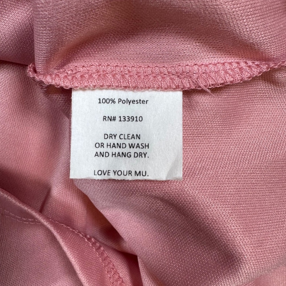 Show Me Your Mumu Gomez Mini Dress Women Medium Pink Shimmer Halter Neck MS8-28 - Picture 6 of 10